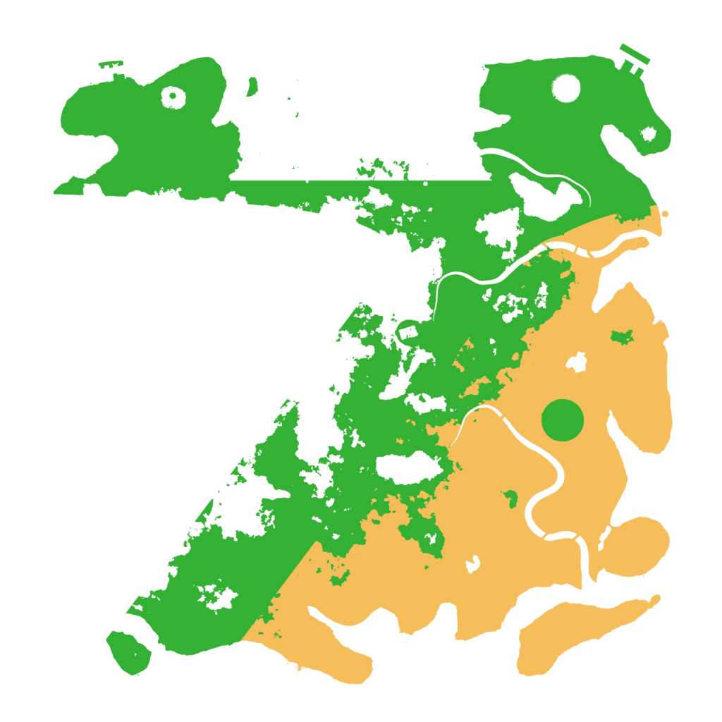 Biome Rust Map: Procedural Map, Size: 4500, Seed: 1031423687