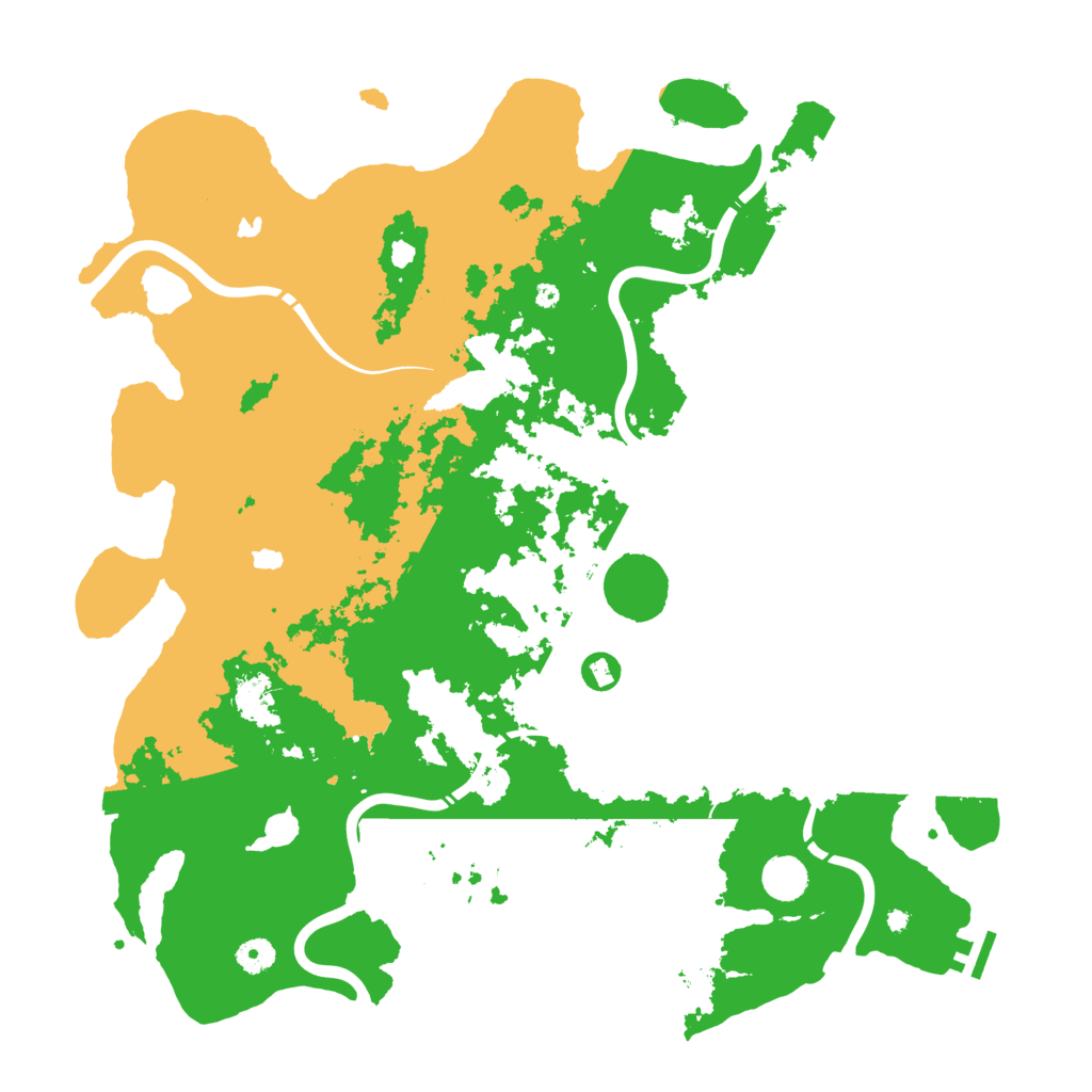 Biome Rust Map: Procedural Map, Size: 4500, Seed: 1111758939