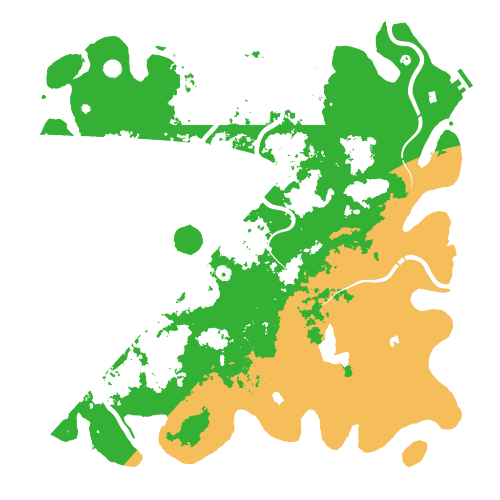 Biome Rust Map: Procedural Map, Size: 4800, Seed: 1378245464