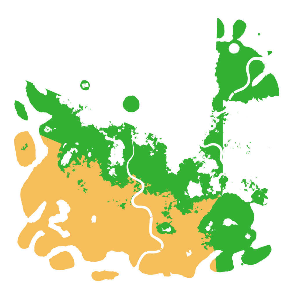 Biome Rust Map: Procedural Map, Size: 5000, Seed: 56828311