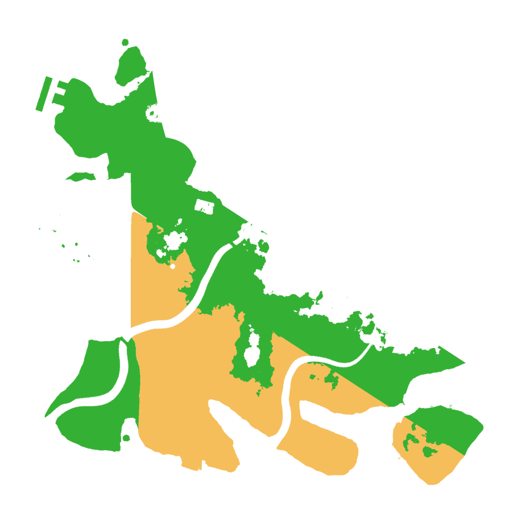 Biome Rust Map: Procedural Map, Size: 3000, Seed: 25786