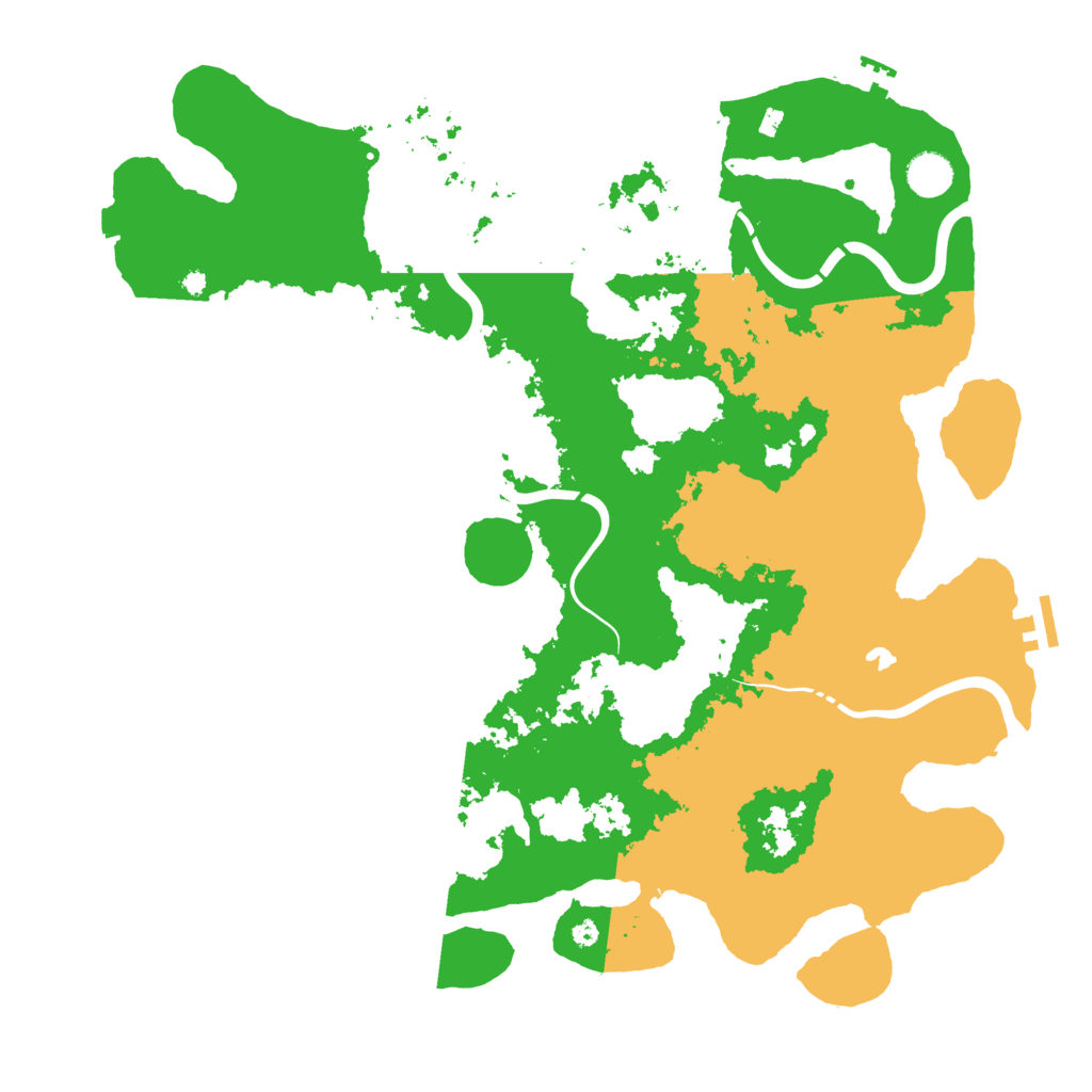 Biome Rust Map: Procedural Map, Size: 4250, Seed: 1007080784