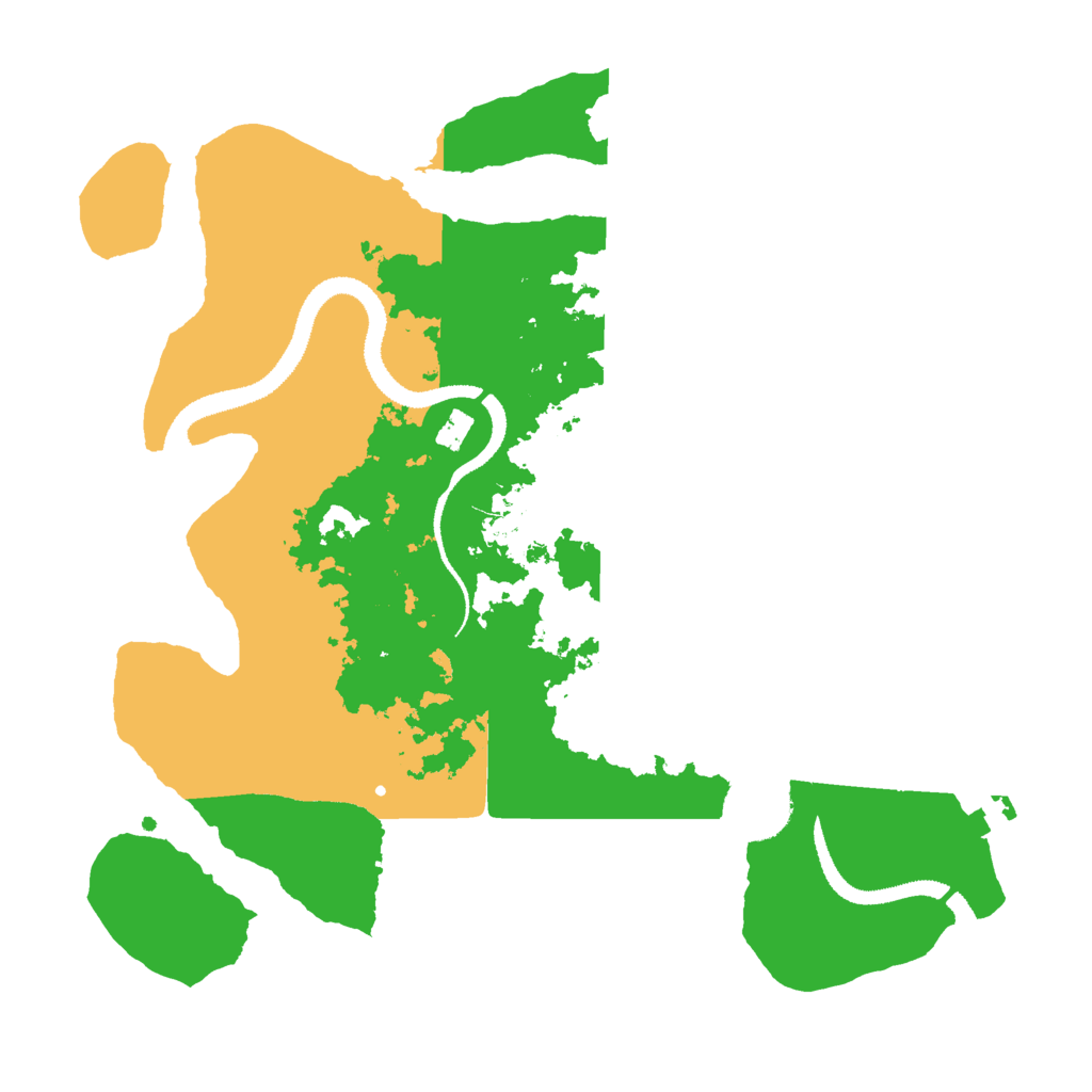Biome Rust Map: Procedural Map, Size: 3000, Seed: 1845947226