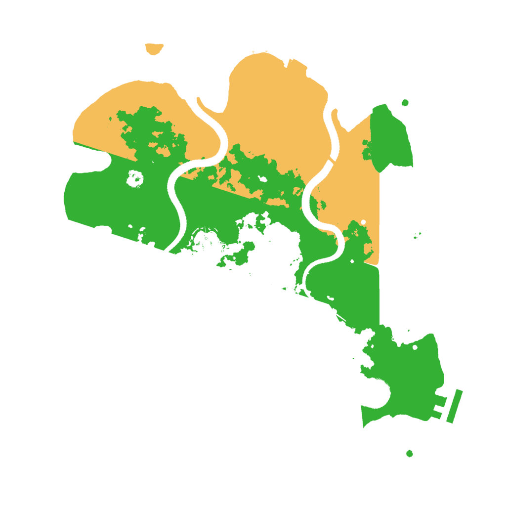 Biome Rust Map: Procedural Map, Size: 3000, Seed: 459702967