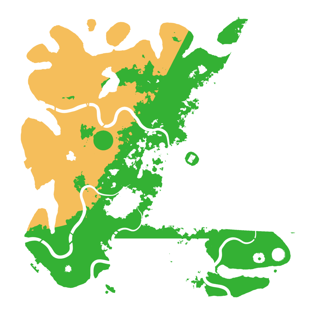 Biome Rust Map: Procedural Map, Size: 4250, Seed: 975722632