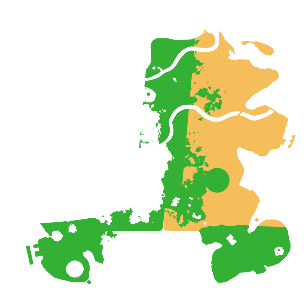 Biome Rust Map: Procedural Map, Size: 3300, Seed: 1572919799