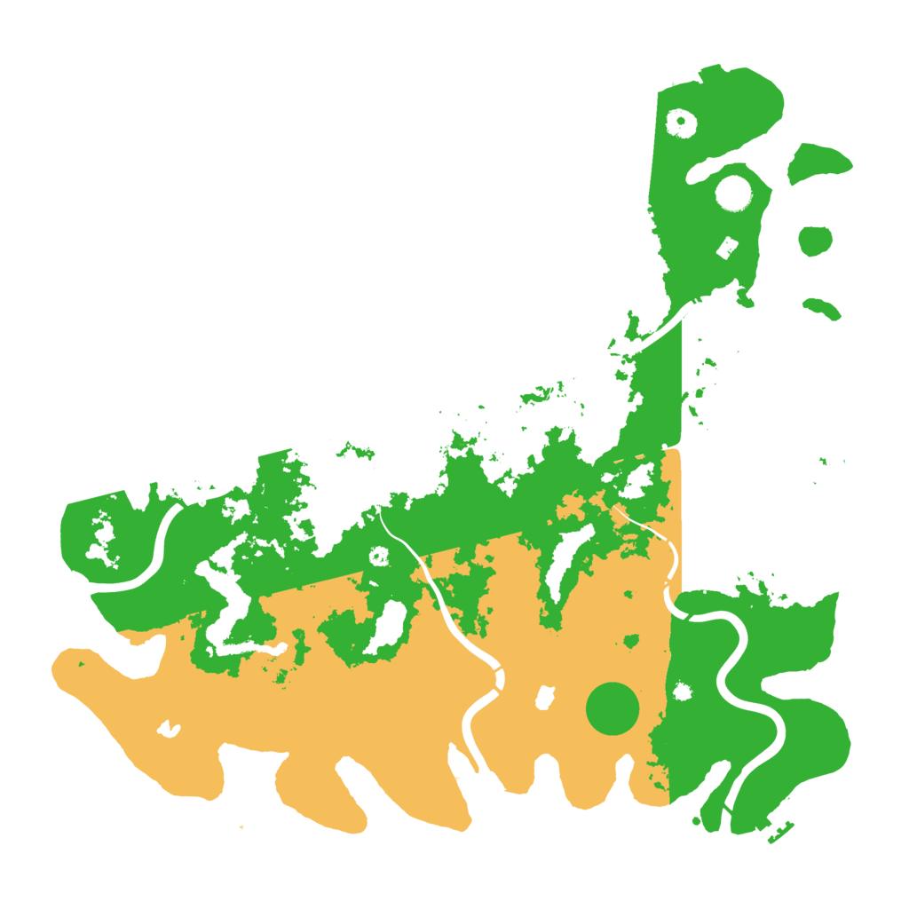 Biome Rust Map: Procedural Map, Size: 4500, Seed: 1546927956