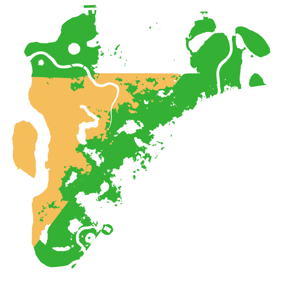 Biome Rust Map: Procedural Map, Size: 4500, Seed: 1568278750