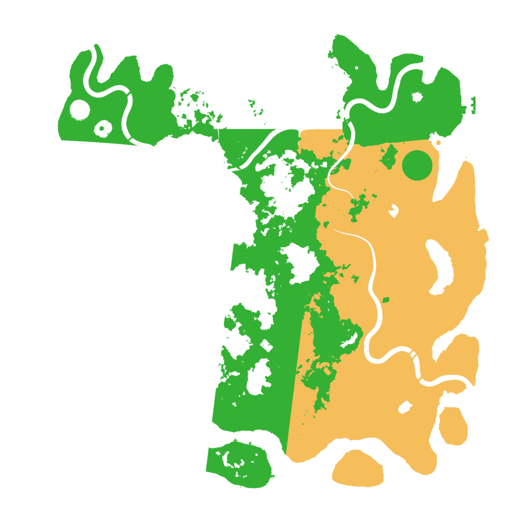 Biome Rust Map: Procedural Map, Size: 4500, Seed: 83681211