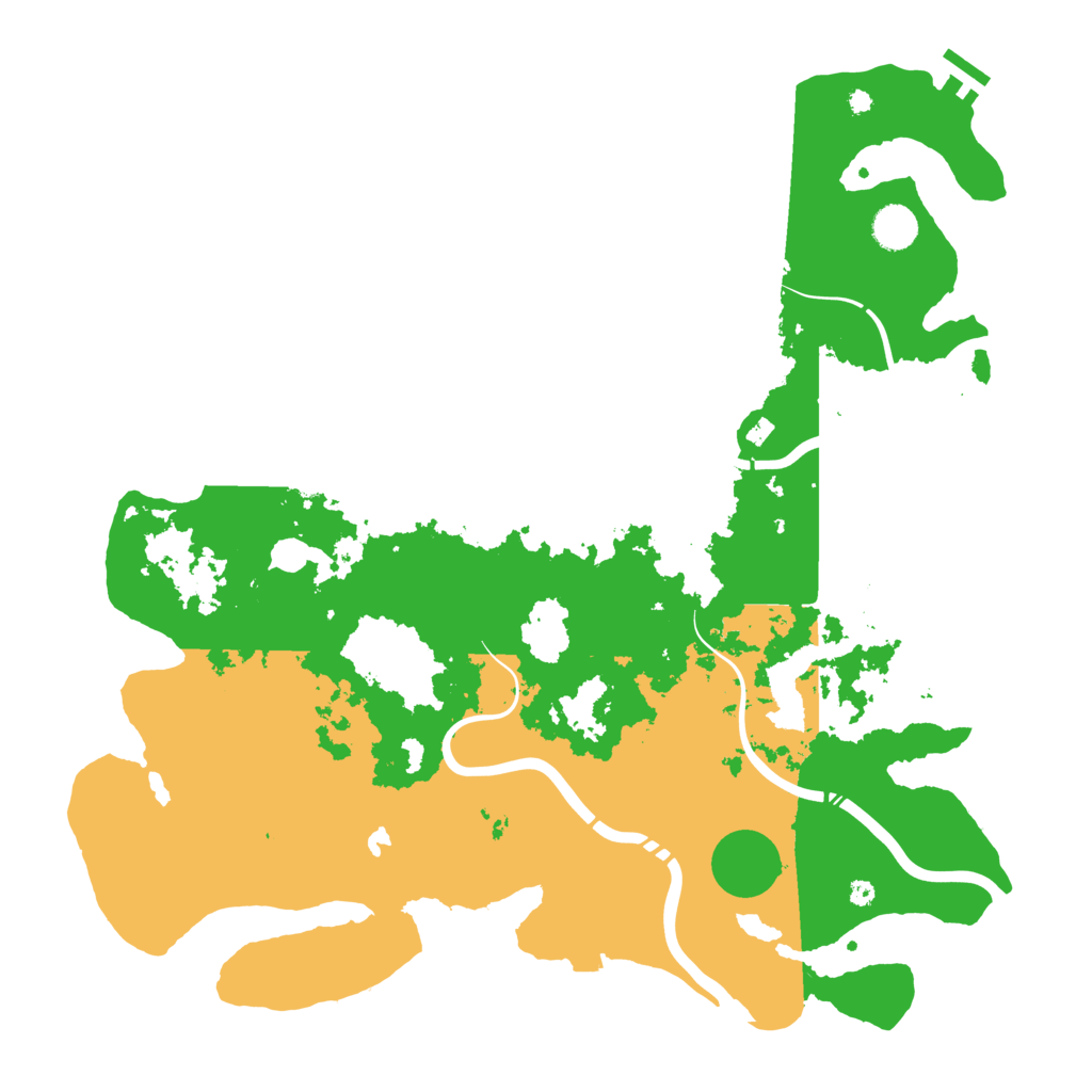 Biome Rust Map: Procedural Map, Size: 4250, Seed: 1579971352