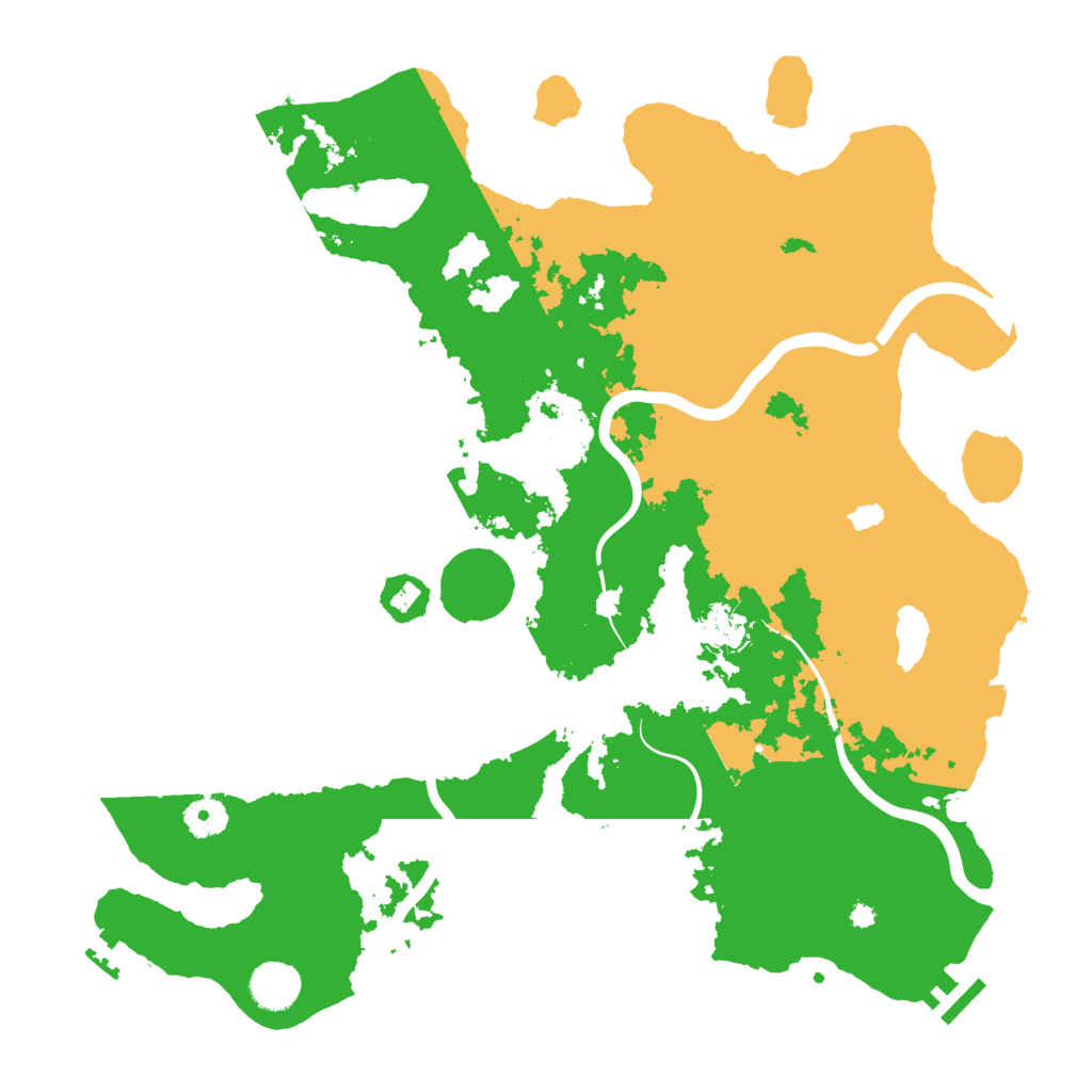 Biome Rust Map: Procedural Map, Size: 4000, Seed: 27749677