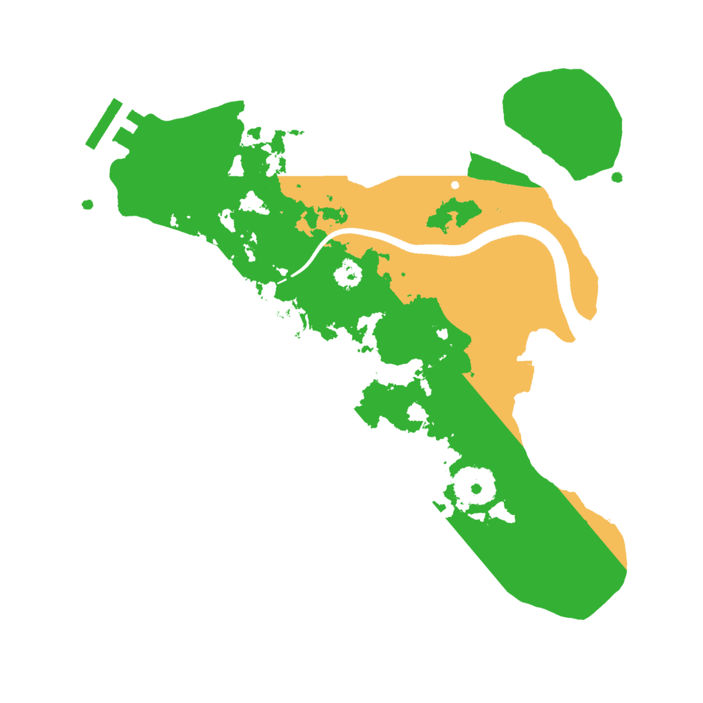 Biome Rust Map: Procedural Map, Size: 2600, Seed: 1122747937