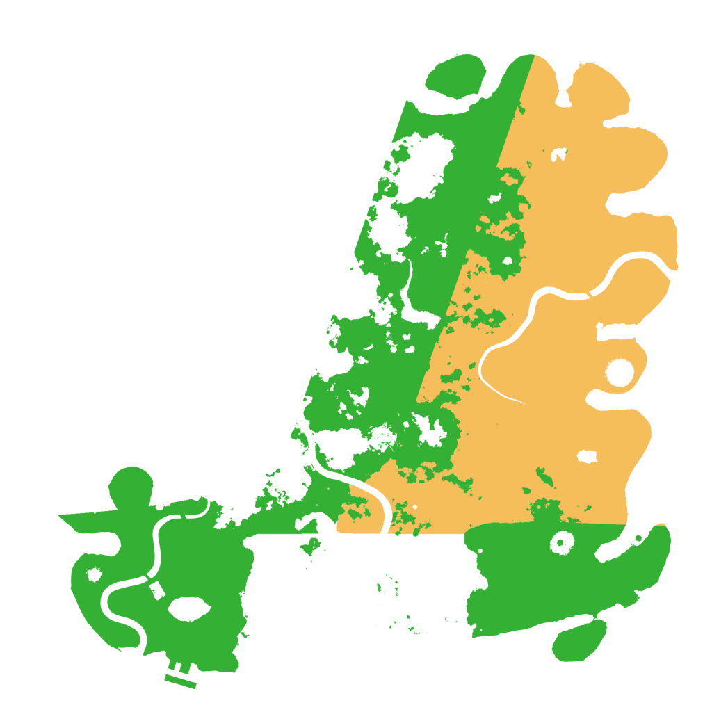 Biome Rust Map: Procedural Map, Size: 4500, Seed: 360070422