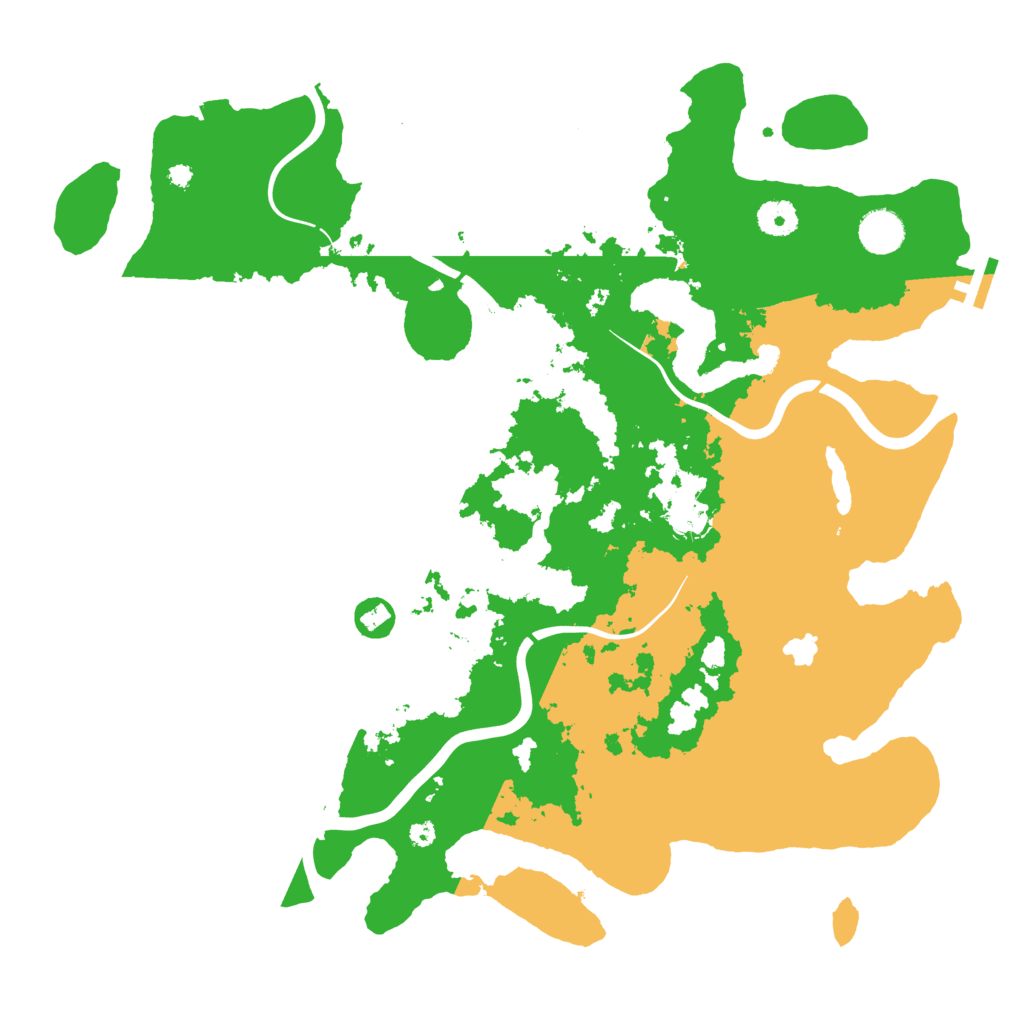 Biome Rust Map: Procedural Map, Size: 4000, Seed: 49567