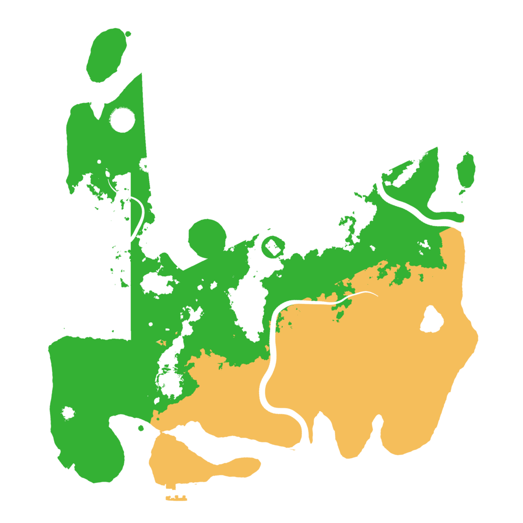 Biome Rust Map: Procedural Map, Size: 3750, Seed: 1335778182