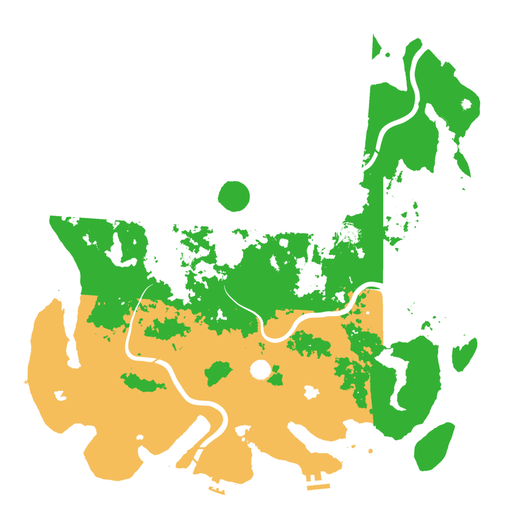 Biome Rust Map: Procedural Map, Size: 4500, Seed: 199921614