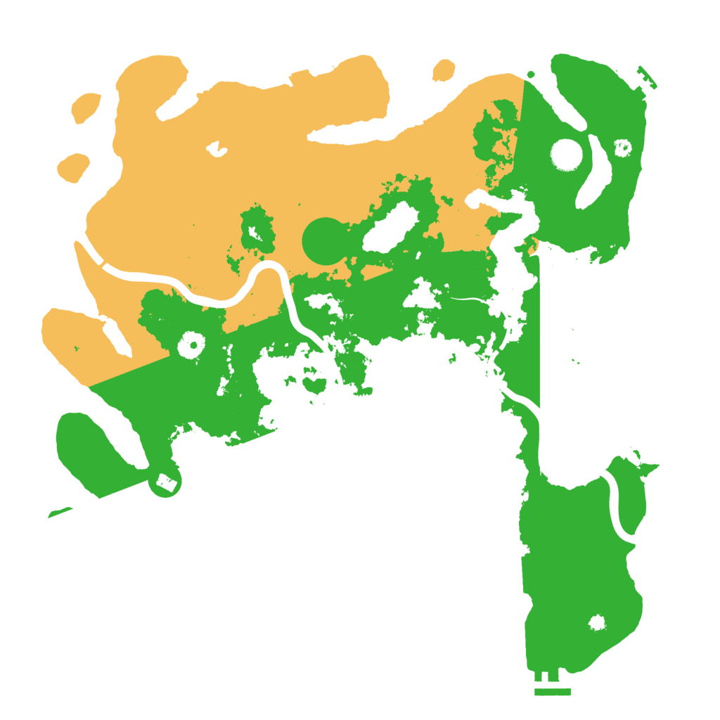 Biome Rust Map: Procedural Map, Size: 4000, Seed: 699129324