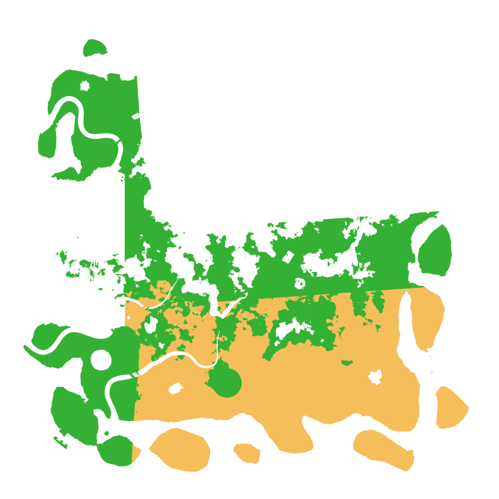 Biome Rust Map: Procedural Map, Size: 4500, Seed: 545478242