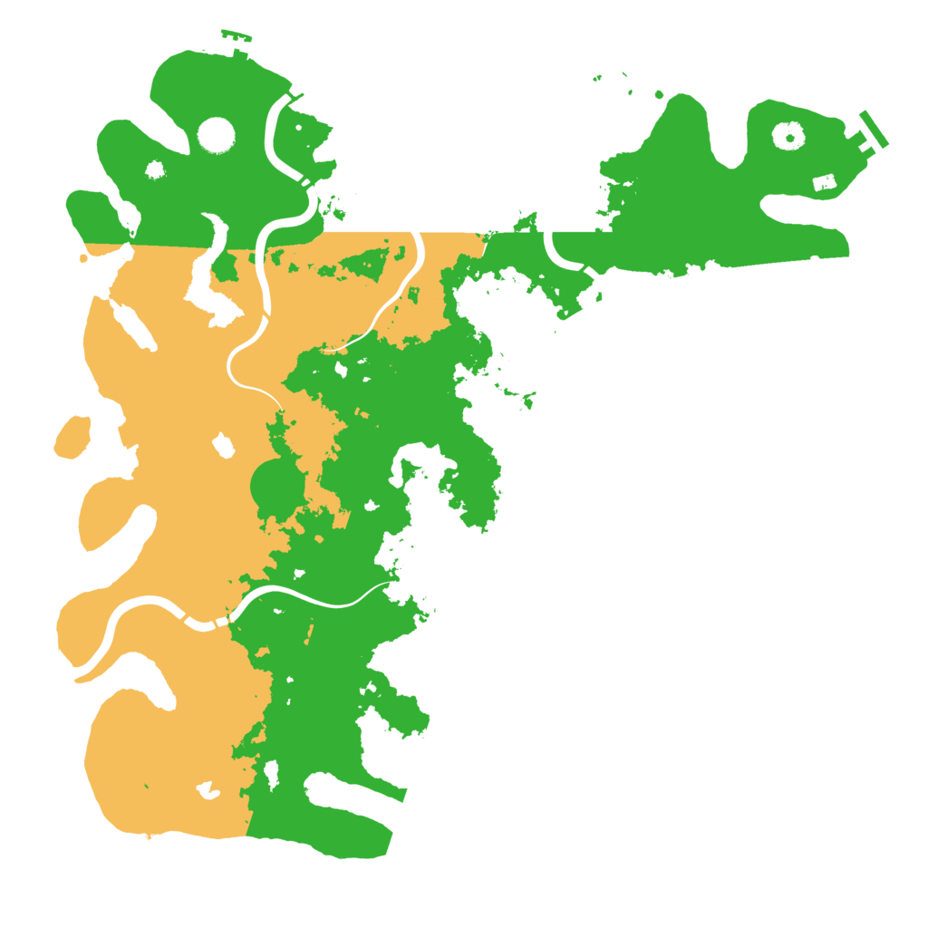 Biome Rust Map: Procedural Map, Size: 4500, Seed: 1243060075
