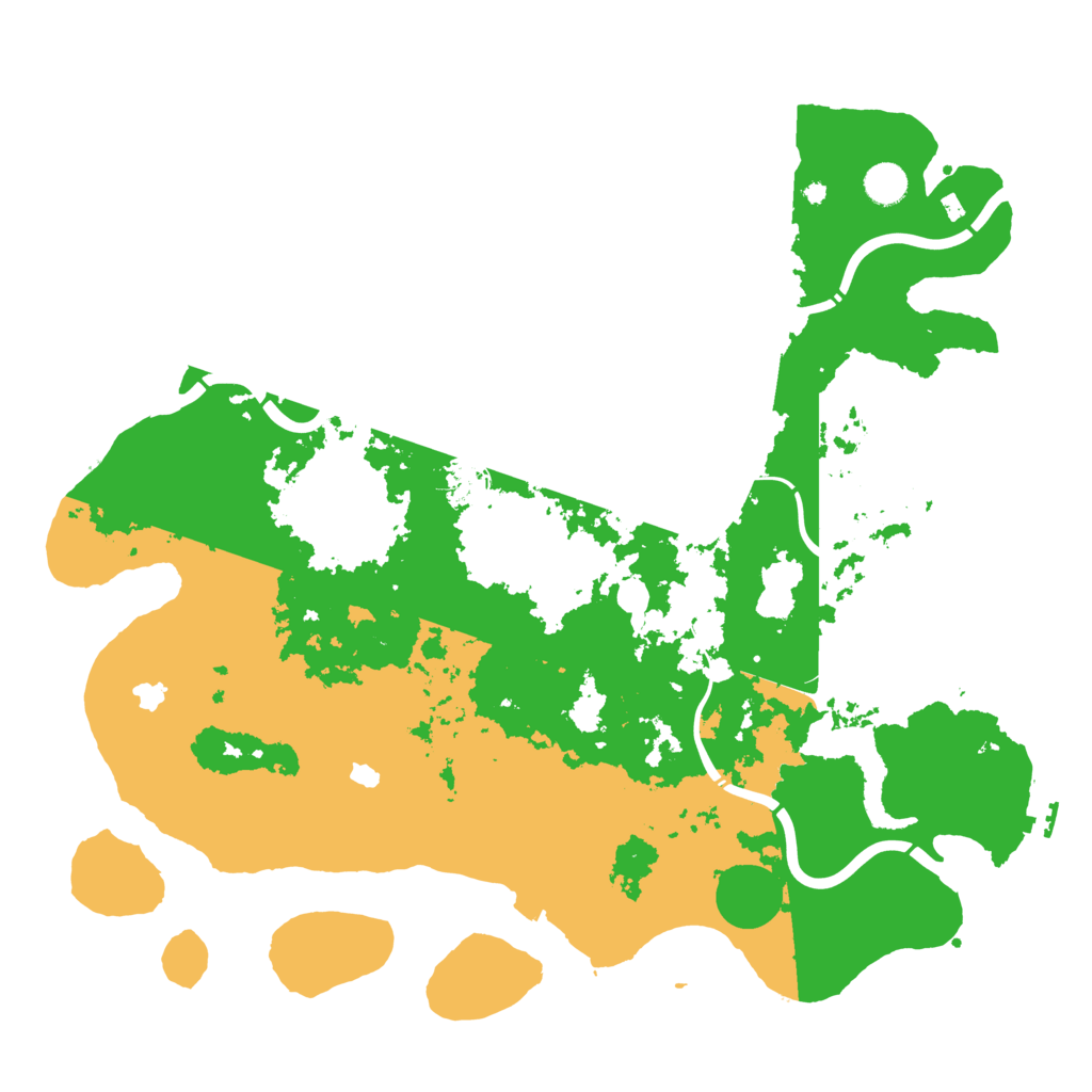 Biome Rust Map: Procedural Map, Size: 4500, Seed: 1247818458