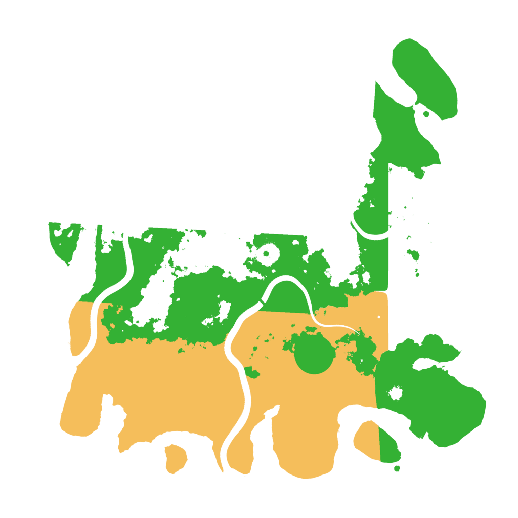 Biome Rust Map: Procedural Map, Size: 3500, Seed: 1320748412
