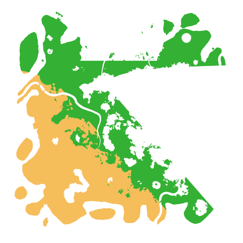 Biome Rust Map: Procedural Map, Size: 4500, Seed: 77250872