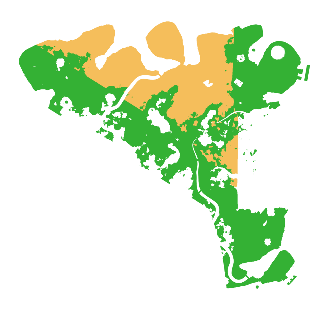 Biome Rust Map: Procedural Map, Size: 4000, Seed: 1268431460