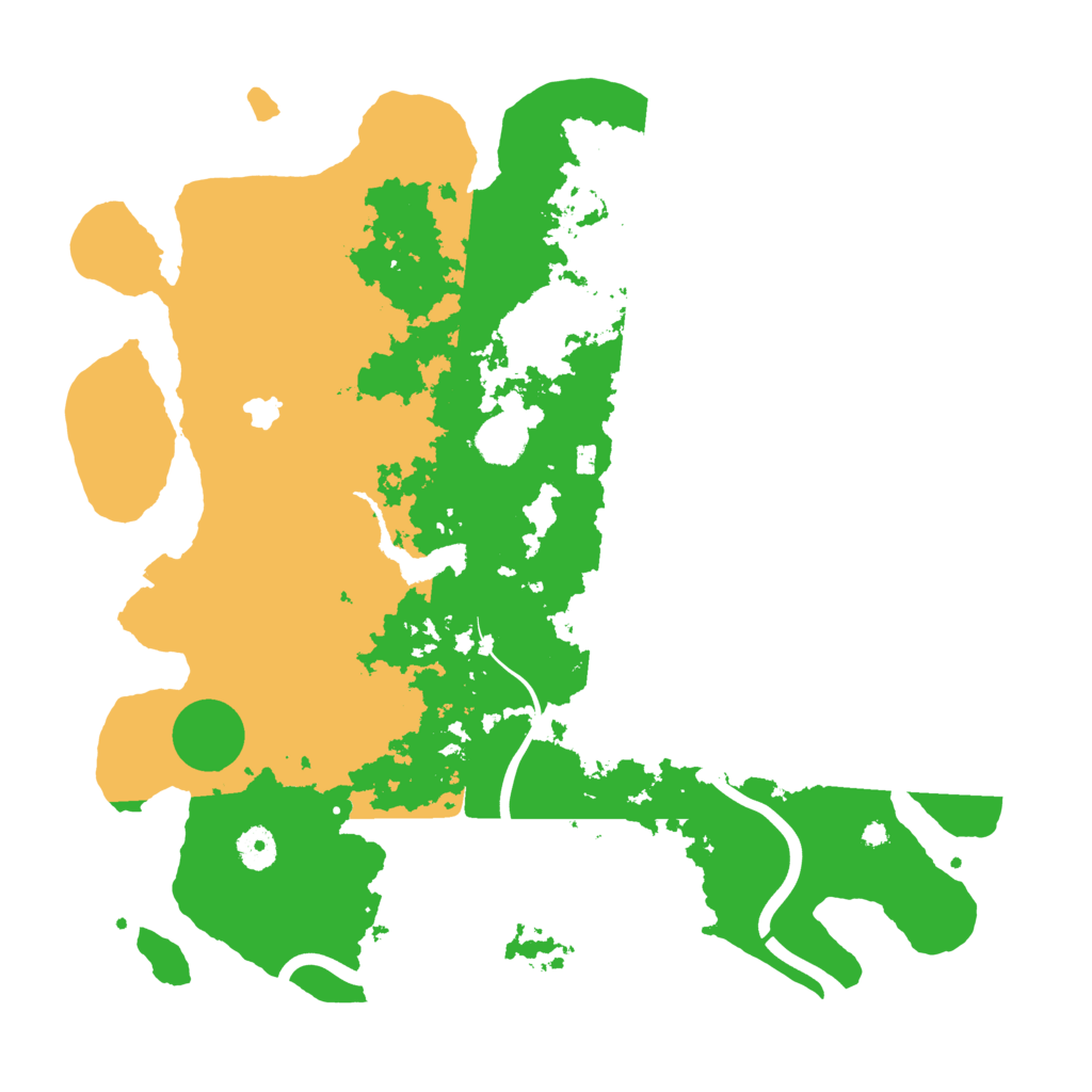Biome Rust Map: Procedural Map, Size: 4000, Seed: 135994701