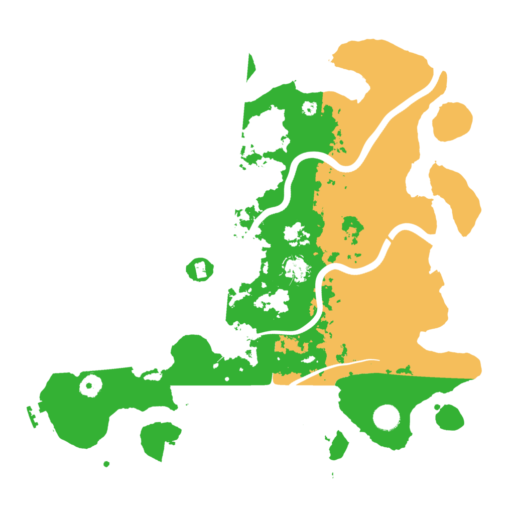 Biome Rust Map: Procedural Map, Size: 3500, Seed: 863445059