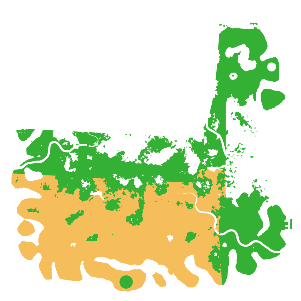 Biome Rust Map: Procedural Map, Size: 6000, Seed: 1814957568