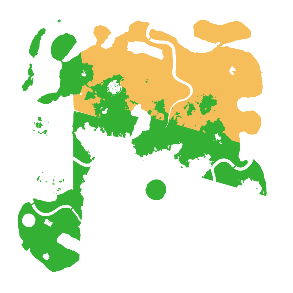 Biome Rust Map: Procedural Map, Size: 4000, Seed: 15305