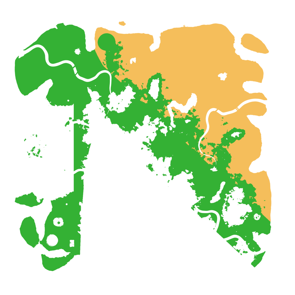 Biome Rust Map: Procedural Map, Size: 4500, Seed: 443705331