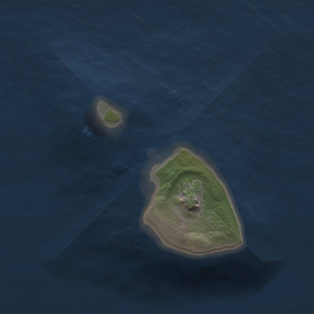 Rust Map: Procedural Map, Size: 1000, Seed: 2072555604, 1 Monuments