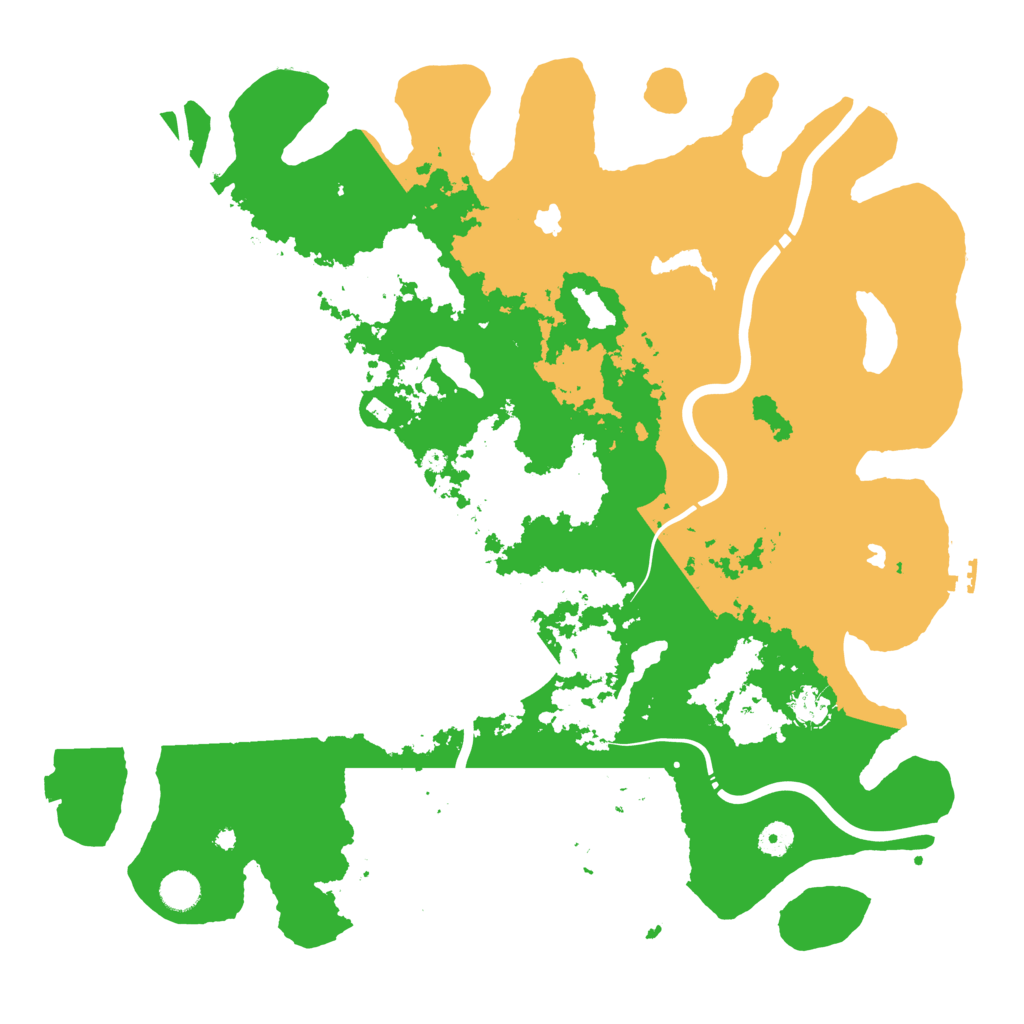 Biome Rust Map: Procedural Map, Size: 4500, Seed: 1825072959