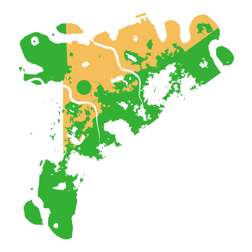 Biome Rust Map: Procedural Map, Size: 4500, Seed: 1621927254