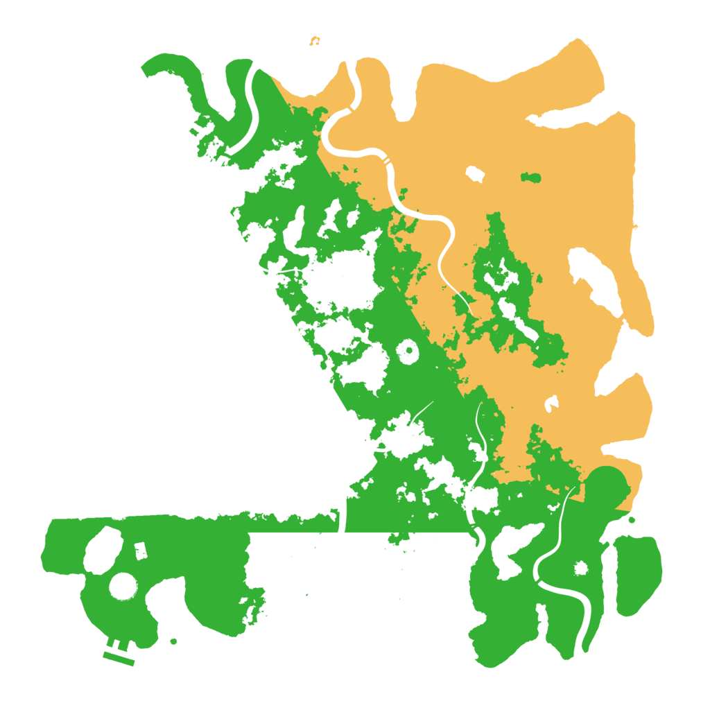 Biome Rust Map: Procedural Map, Size: 4500, Seed: 1034792343