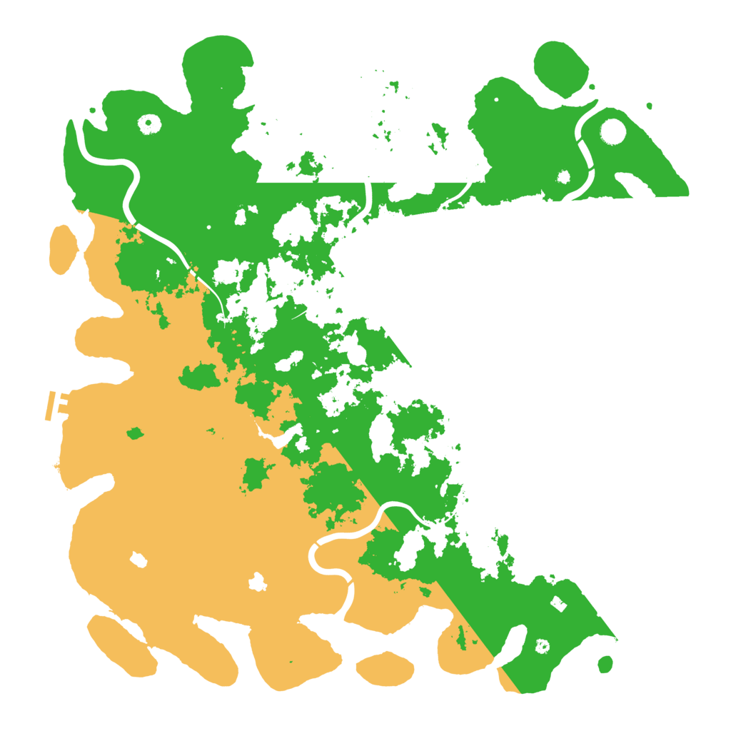 Biome Rust Map: Procedural Map, Size: 5000, Seed: 433647519