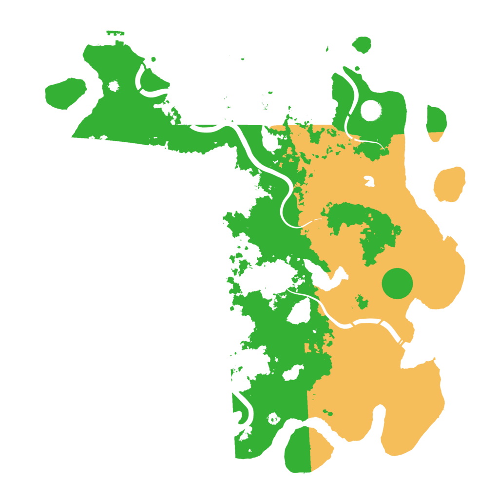 Biome Rust Map: Procedural Map, Size: 4250, Seed: 30729305