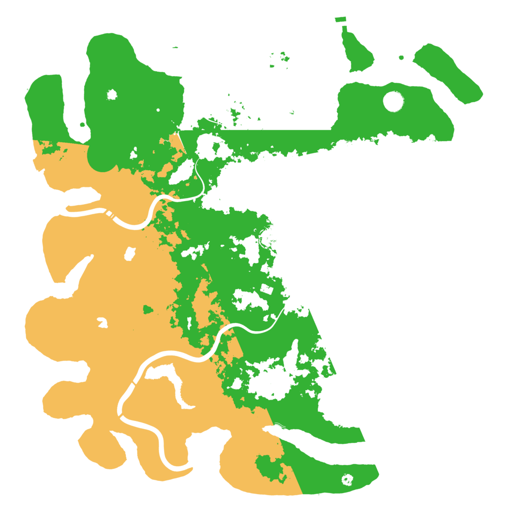 Biome Rust Map: Procedural Map, Size: 4500, Seed: 77985941
