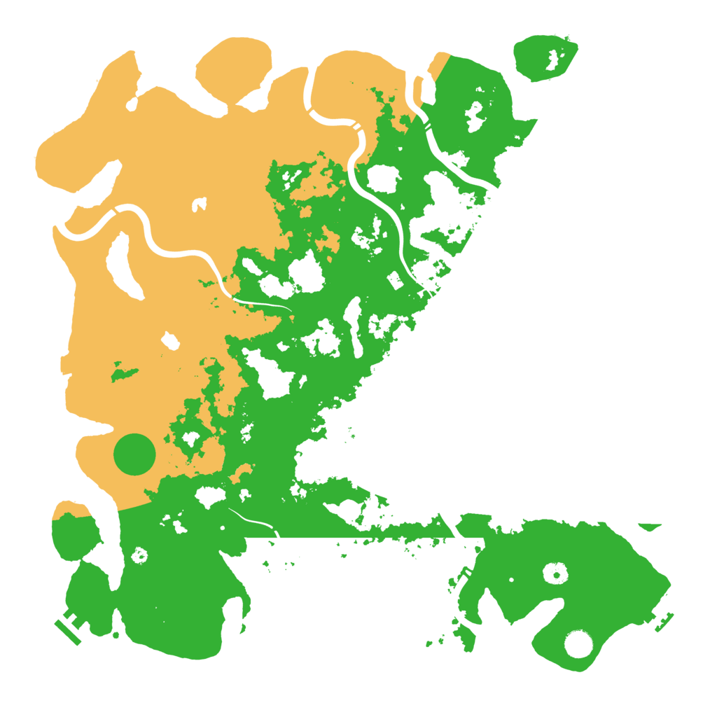 Biome Rust Map: Procedural Map, Size: 4500, Seed: 1390379444