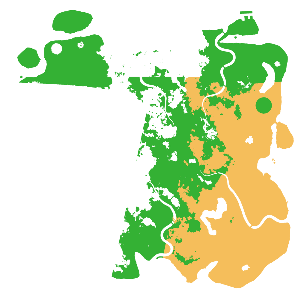 Biome Rust Map: Procedural Map, Size: 5000, Seed: 1452837399