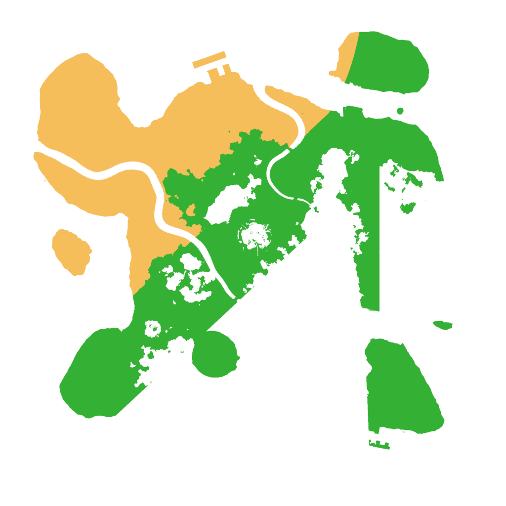 Biome Rust Map: Procedural Map, Size: 3000, Seed: 972450474