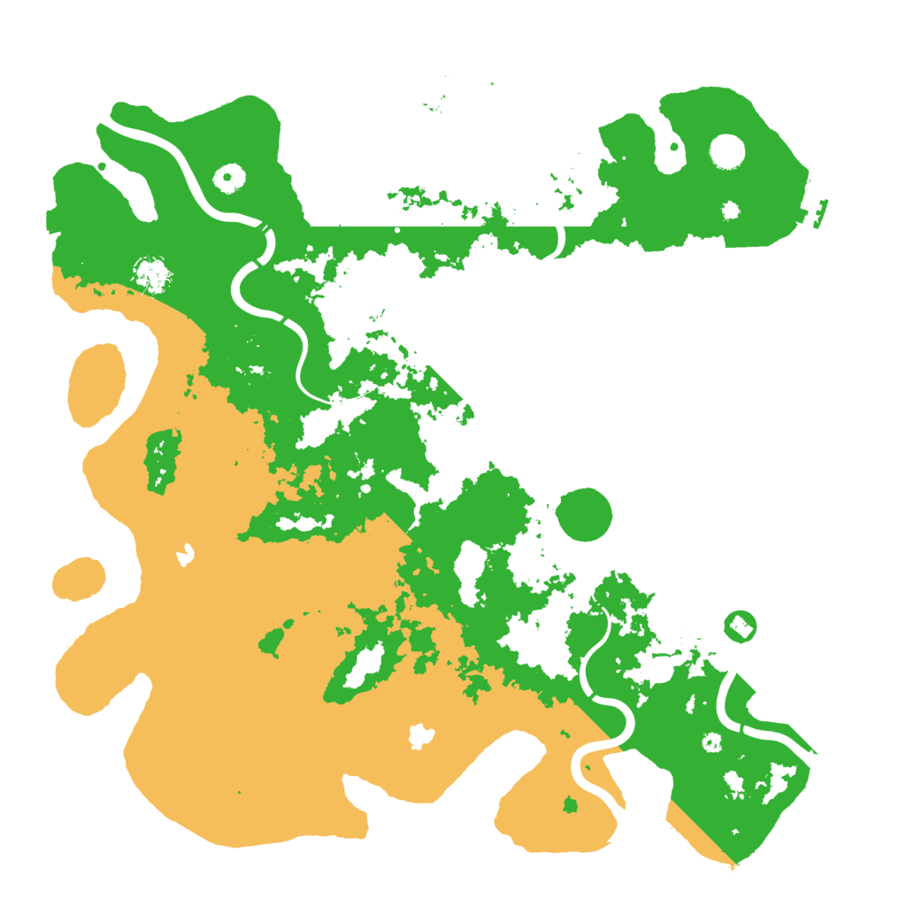 Biome Rust Map: Procedural Map, Size: 4500, Seed: 316277684