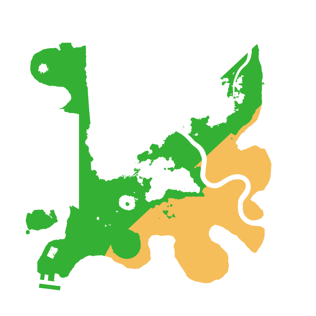 Biome Rust Map: Procedural Map, Size: 3000, Seed: 1105456221