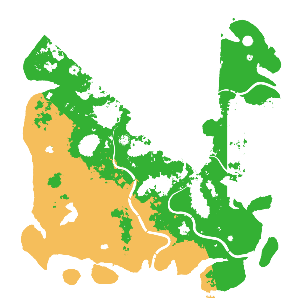 Biome Rust Map: Procedural Map, Size: 5000, Seed: 1035417194