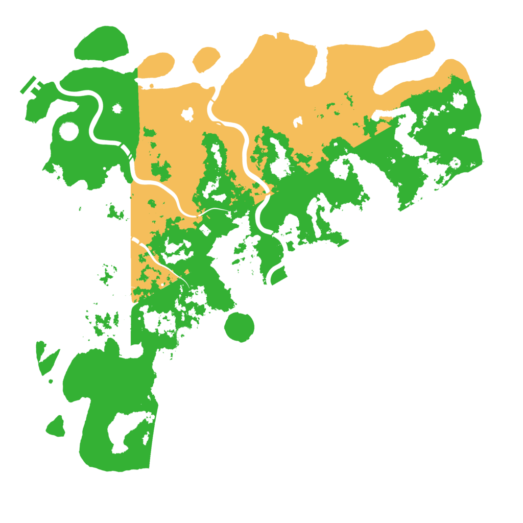 Biome Rust Map: Procedural Map, Size: 5000, Seed: 990461182