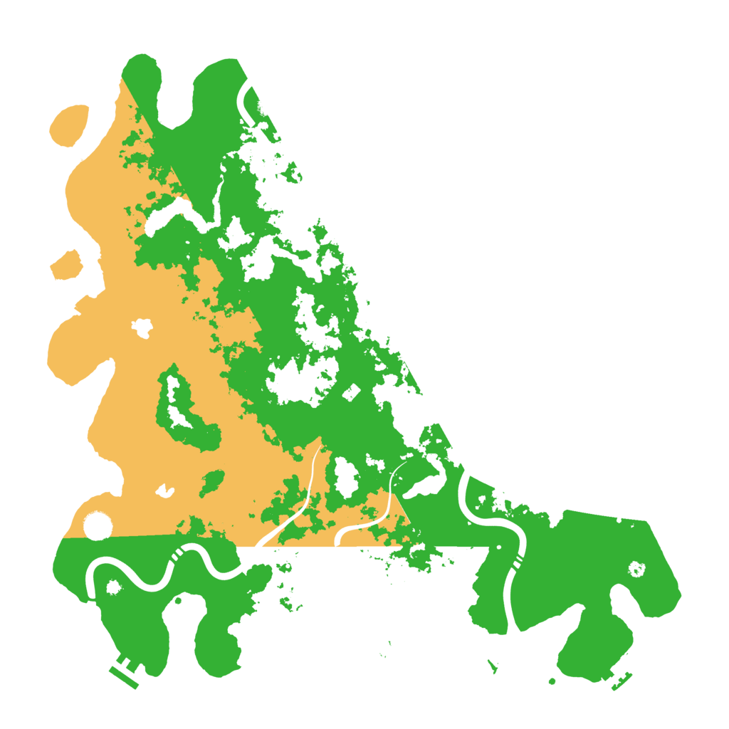 Biome Rust Map: Procedural Map, Size: 4500, Seed: 48809215