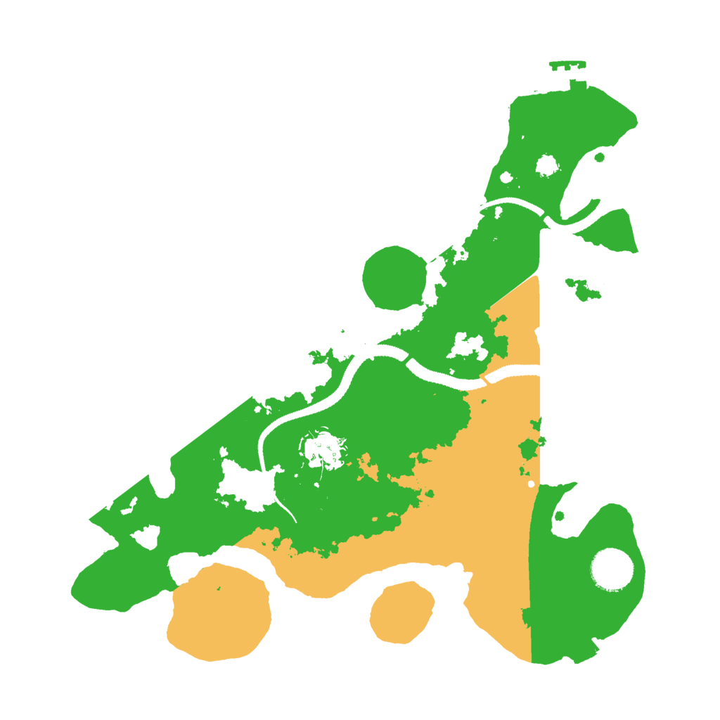 Biome Rust Map: Procedural Map, Size: 3000, Seed: 1571696247