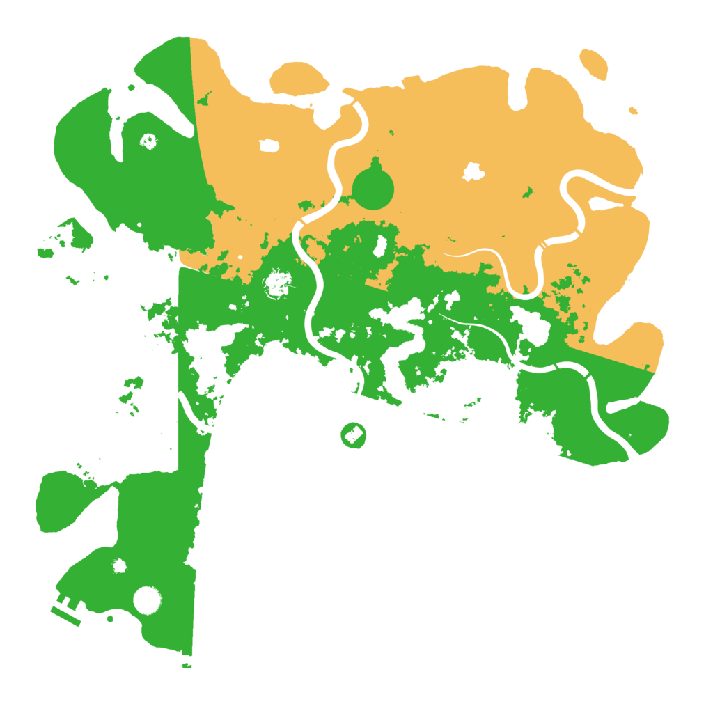 Biome Rust Map: Procedural Map, Size: 4500, Seed: 834884428
