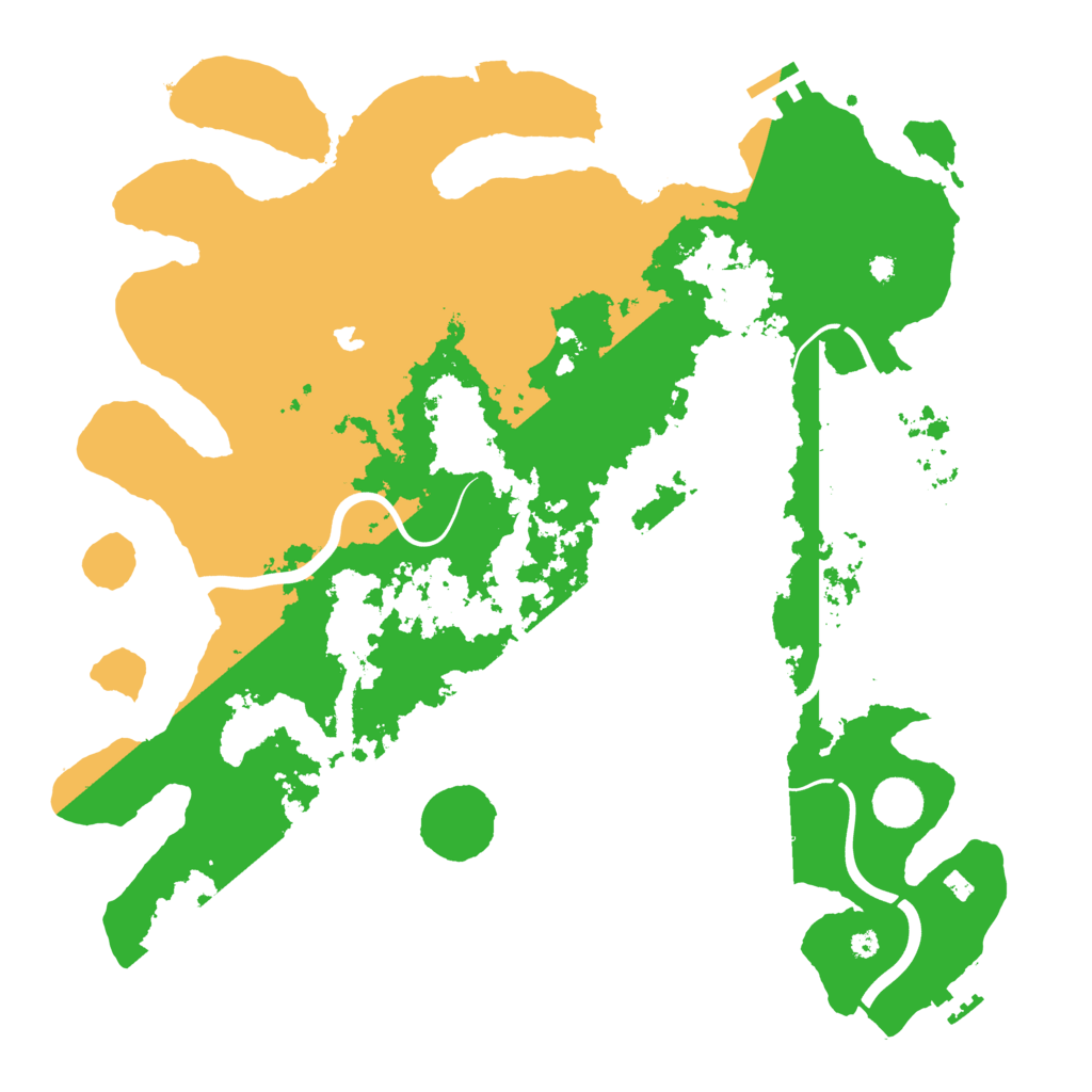 Biome Rust Map: Procedural Map, Size: 4000, Seed: 6290